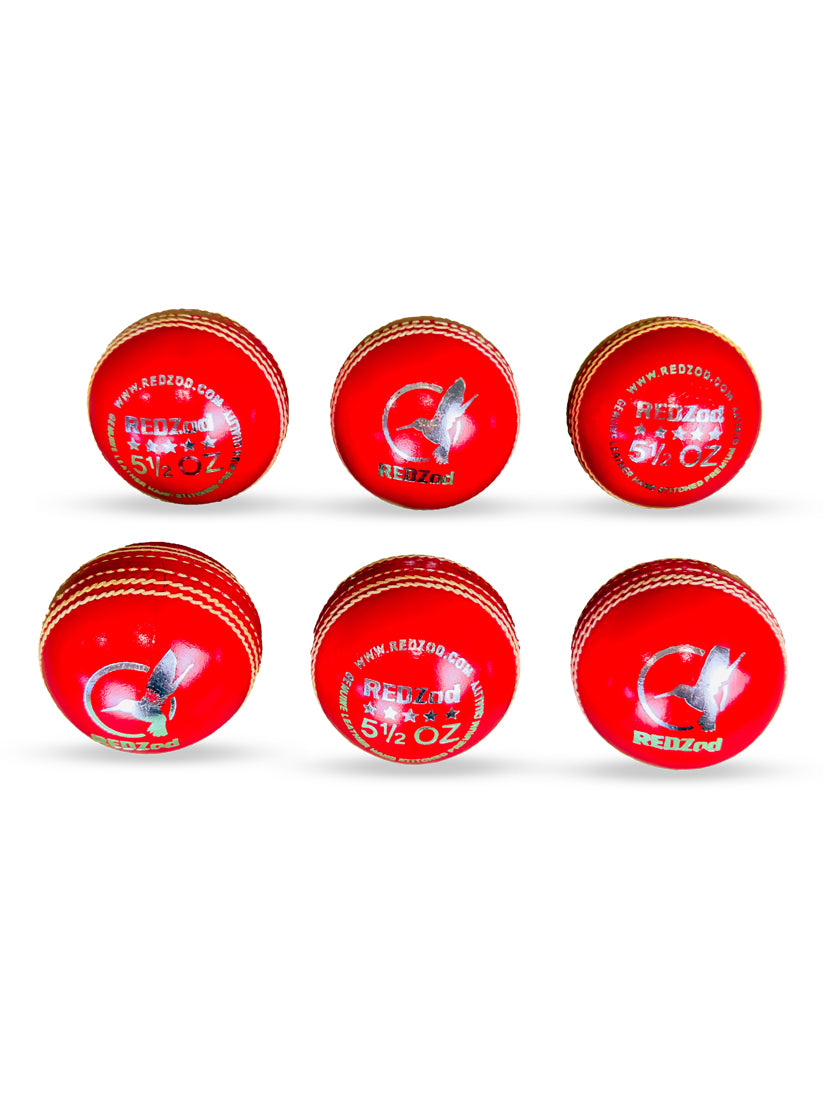 Box of Red Cricket Ball (6 pieces)